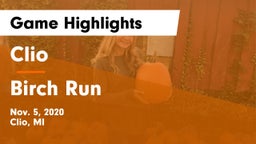 Clio  vs Birch Run  Game Highlights - Nov. 5, 2020