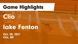 Clio  vs lake Fenton Game Highlights - Oct. 20, 2021