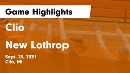 Clio  vs New Lothrop  Game Highlights - Sept. 23, 2021