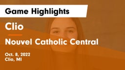 Clio  vs Nouvel Catholic Central  Game Highlights - Oct. 8, 2022