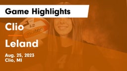 Clio  vs Leland  Game Highlights - Aug. 25, 2023