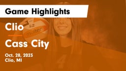 Clio  vs Cass City  Game Highlights - Oct. 28, 2023