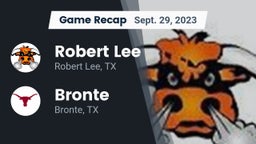 Recap: Robert Lee  vs. Bronte  2023