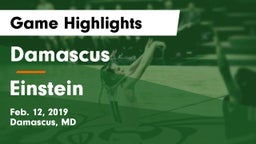 Damascus  vs Einstein  Game Highlights - Feb. 12, 2019