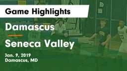 Damascus  vs Seneca Valley  Game Highlights - Jan. 9, 2019