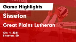 Sisseton  vs Great Plains Lutheran  Game Highlights - Oct. 4, 2021