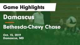 Damascus  vs Bethesda-Chevy Chase  Game Highlights - Oct. 15, 2019
