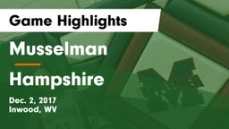 Musselman  vs Hampshire  Game Highlights - Dec. 2, 2017