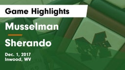 Musselman  vs Sherando  Game Highlights - Dec. 1, 2017