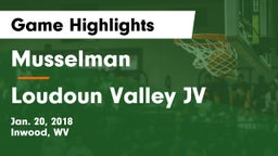 Musselman  vs Loudoun Valley JV Game Highlights - Jan. 20, 2018