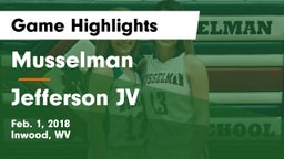 Musselman  vs Jefferson JV Game Highlights - Feb. 1, 2018