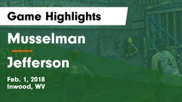 Musselman  vs Jefferson  Game Highlights - Feb. 1, 2018