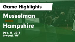 Musselman  vs Hampshire  Game Highlights - Dec. 18, 2018