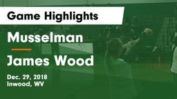 Musselman  vs James Wood  Game Highlights - Dec. 29, 2018