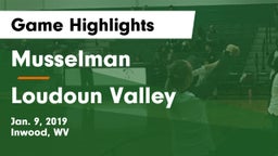 Musselman  vs Loudoun Valley Game Highlights - Jan. 9, 2019