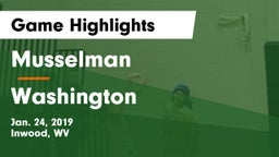 Musselman  vs Washington  Game Highlights - Jan. 24, 2019