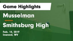 Musselman  vs Smithsburg High Game Highlights - Feb. 14, 2019