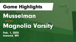 Musselman  vs Magnolia Varsity Game Highlights - Feb. 1, 2020