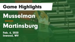 Musselman  vs Martinsburg  Game Highlights - Feb. 6, 2020