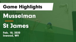 Musselman  vs St James Game Highlights - Feb. 18, 2020