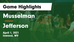Musselman  vs Jefferson  Game Highlights - April 1, 2021