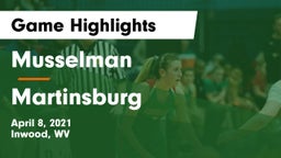 Musselman  vs Martinsburg  Game Highlights - April 8, 2021