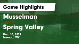 Musselman  vs Spring Valley Game Highlights - Dec. 10, 2021