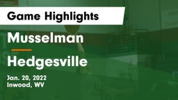 Musselman  vs Hedgesville Game Highlights - Jan. 20, 2022