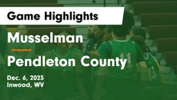 Musselman  vs Pendleton County  Game Highlights - Dec. 6, 2023