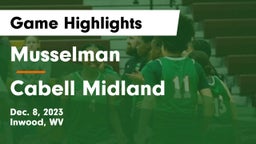 Musselman  vs Cabell Midland  Game Highlights - Dec. 8, 2023