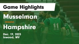 Musselman  vs Hampshire  Game Highlights - Dec. 19, 2023