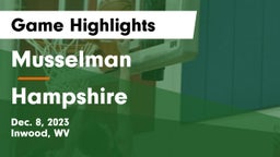 Musselman  vs Hampshire  Game Highlights - Dec. 8, 2023