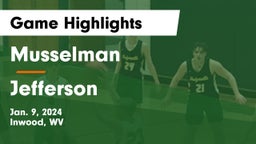 Musselman  vs Jefferson  Game Highlights - Jan. 9, 2024