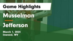 Musselman  vs Jefferson  Game Highlights - March 1, 2024