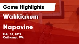 Wahkiakum  vs Napavine Game Highlights - Feb. 18, 2023