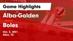 Alba-Golden  vs Boles  Game Highlights - Oct. 5, 2021