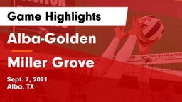 Alba-Golden  vs Miller Grove Game Highlights - Sept. 7, 2021