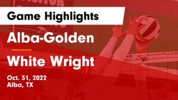 Alba-Golden  vs White Wright Game Highlights - Oct. 31, 2022