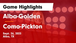 Alba-Golden  vs Como-Pickton  Game Highlights - Sept. 26, 2023