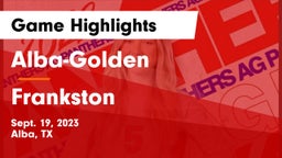 Alba-Golden  vs Frankston  Game Highlights - Sept. 19, 2023