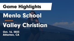 Menlo School vs Valley Christian  Game Highlights - Oct. 16, 2023