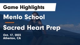 Menlo School vs Sacred Heart Prep  Game Highlights - Oct. 17, 2023