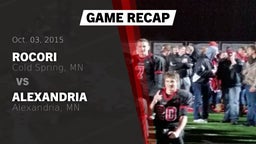 Recap: Rocori  vs. Alexandria  2015