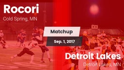 Matchup: Rocori  vs. Detroit Lakes  2017