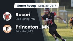 Recap: Rocori  vs. Princeton , MN 2017