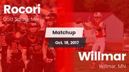 Matchup: Rocori  vs. Willmar  2017