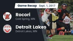 Recap: Rocori  vs. Detroit Lakes  2017