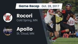 Recap: Rocori  vs. Apollo  2017