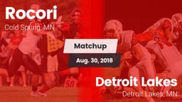 Matchup: Rocori  vs. Detroit Lakes  2018