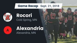 Recap: Rocori  vs. Alexandria  2018